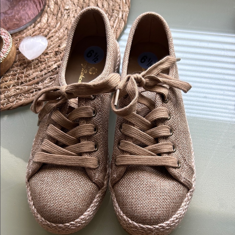 Tommy Bahama Tan Women's Sneakers